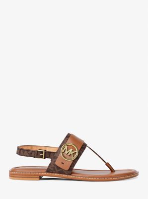 Carmen Signature Logo Thong Sandal