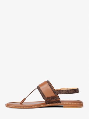 Carmen Signature Logo Thong Sandal