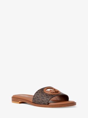 Carissa Signature Logo Slide Sandal