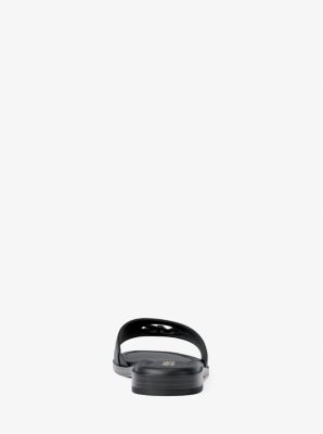 Carissa Slide Sandal in BLACK | Michael Kors