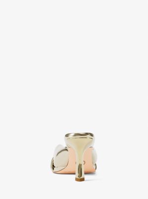 Elena Metallic Sandal in PALE GOLD | Michael Kors