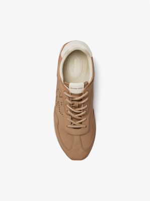 Essex Suede Trainer in CAMEL | Michael Kors