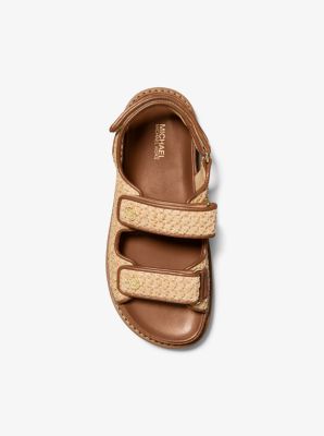 Holland Crocheted Sandal in LUGGAGE | Michael Kors