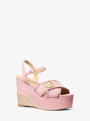 Hannah Suede Platform Sandal