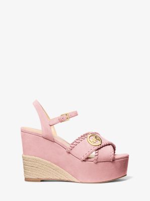 Hannah Suede Platform Sandal