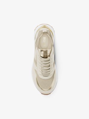Jesse Metallic Stretch Knit Trainer