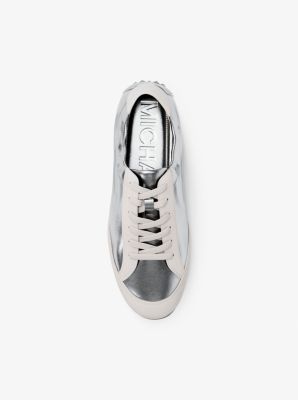 Susie Metallic Leather Trainer