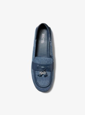 Zoe Denim Moccasin in DK VT BLUWSH | Michael Kors