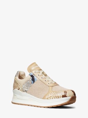 Lindy Mixed-Media Trainer | Michael Kors