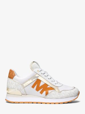 Maddy Two Tone Logo Trainer Michael Kors Canada