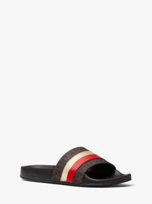 Michael kors cheap slippers mens red