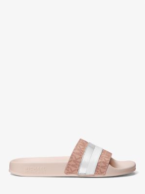 Brandy Metallic Striped Sandal | Michael Kors