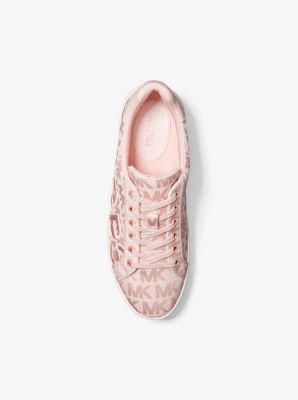 Poppy Embroidered Logo Jacquard Platform Sneaker