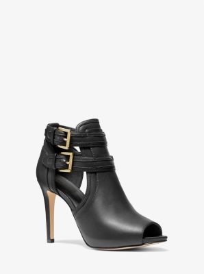 Mk open toe booties on sale