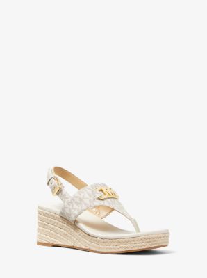 Camila Logo Wedge Sandal Michael Kors Canada