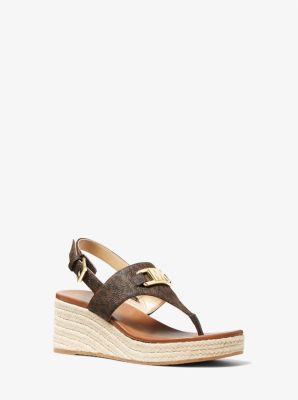 Camila Logo Wedge Sandal | Michael Kors