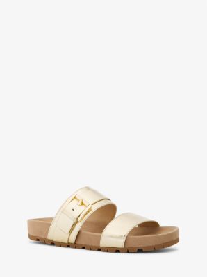 Michael Kors Hayworth women's sandal Natural-Gold