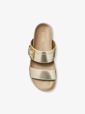 Michael kors shop metallic sandals