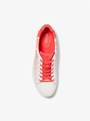 Poppy graphic logo leather on sale sneaker