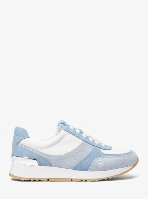 Andi Two-Tone Washed Denim Trainer image number 1