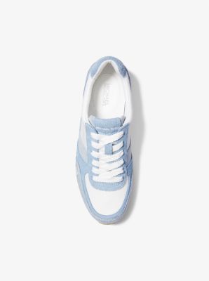 Andi Two-Tone Washed Denim Trainer image number 3