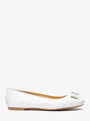 Honey Logo Embossed Ballet Flat