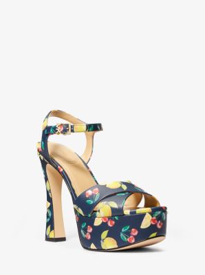 Leona Fruit Print Platform Sandal image number 0