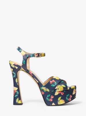 Leona Fruit Print Platform Sandal image number 1