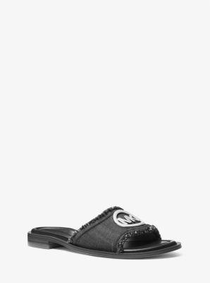 Hannah Denim Slide Sandal