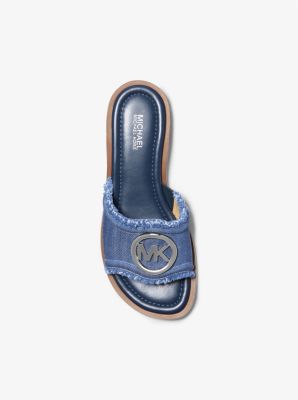 Hannah Denim Slide Sandal