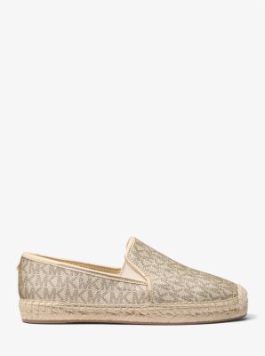 Hastings Metallic Signature Logo Espadrille