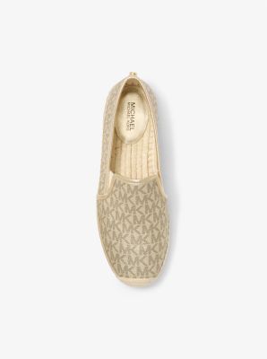 Hastings Metallic Signature Logo Espadrille