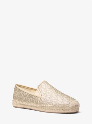 Hastings Metallic Signature Logo Espadrille