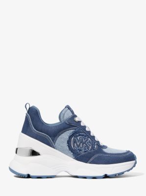 Espadrille Katrina en denim effiloché