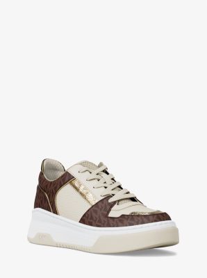 MK Sneaker Lexi Aus Materialmix - Braun