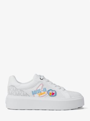 Romey Embellished Mixed-Media Sneaker
