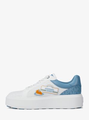 Romey Embellished Mixed-Media Sneaker