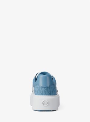 Romey Embellished Mixed-Media Sneaker