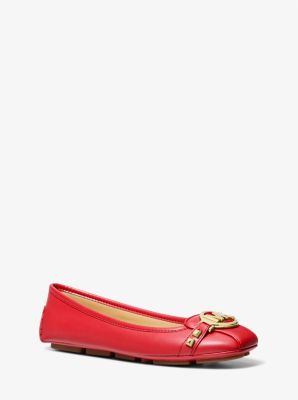 Michael kors red shoes hot sale sale