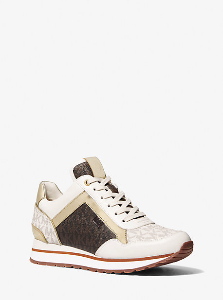 Maddy Two-tone Logo Trainer | Michael Kors