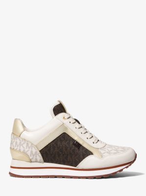 Maddy Two-Tone Logo Trainer | Michael Kors