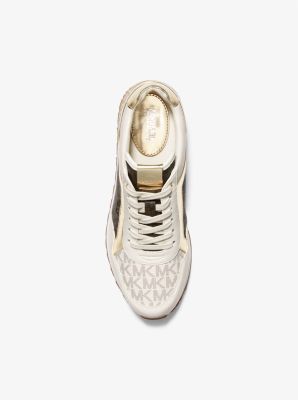 Maddy Two-Tone Logo Trainer | Michael Kors