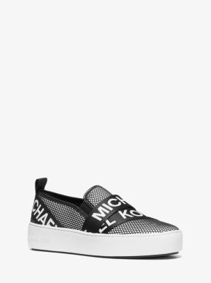 michael kors white slip on sneakers