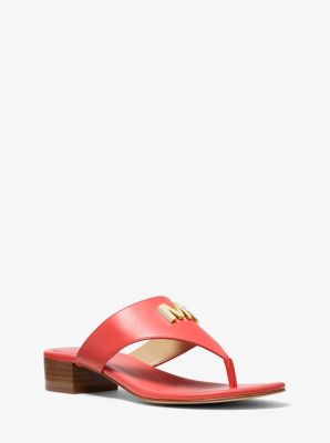 Deanna Leather Sandal Michael Kors Canada