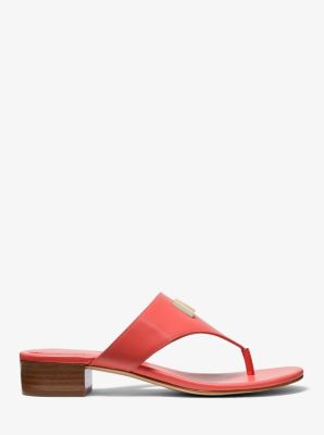 michael kors deanna leather sandal