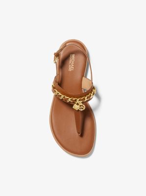 Elsa Leather Sandal Michael Kors Canada