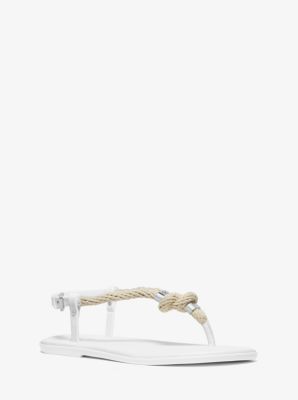 Holly Rope-Trim Sandal | Michael Kors