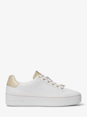 Poppy Two-Tone Faux Leather Sneaker | Michael Kors