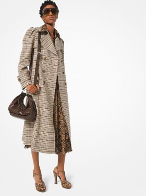 michael kors plaid coat