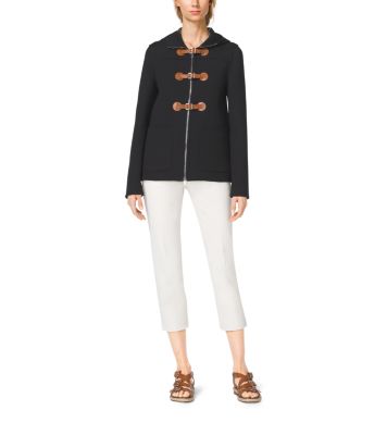 Michael kors hooded clearance toggle coat